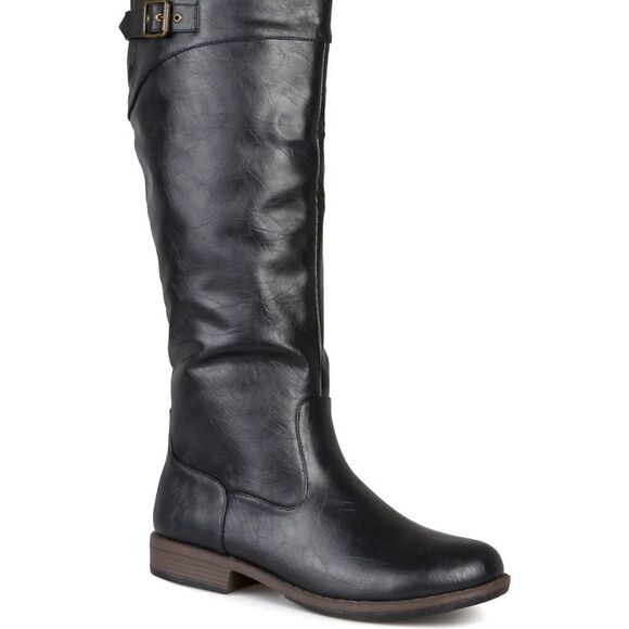 Journee Collection Women's Tori X-Wide Calf Knee High Riding Boots - Picture 1 of 3